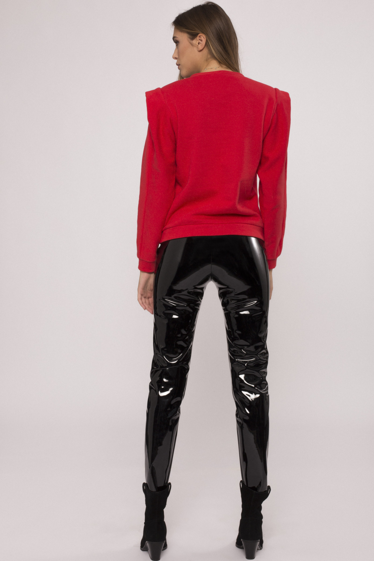 Patent faux leather pants | P11731 | NISSA